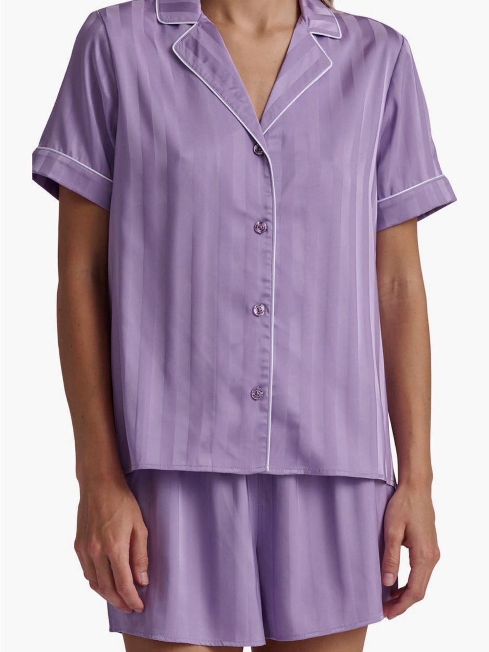 Splendid stripe satin boxer shorts pijamas